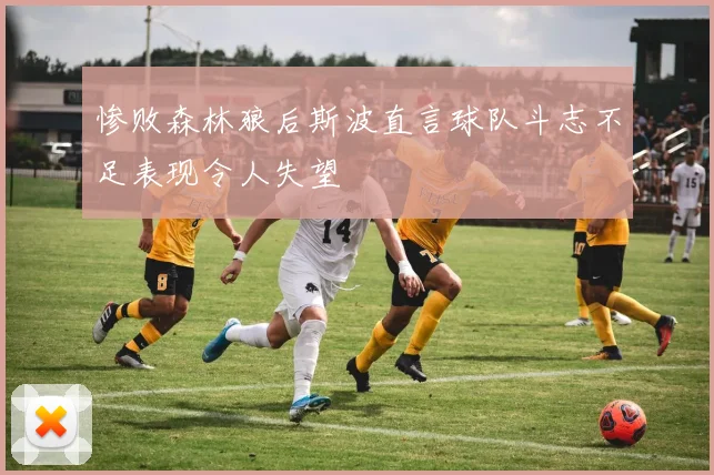 惨败森林狼后斯波直言球队斗志不足表现令人失望